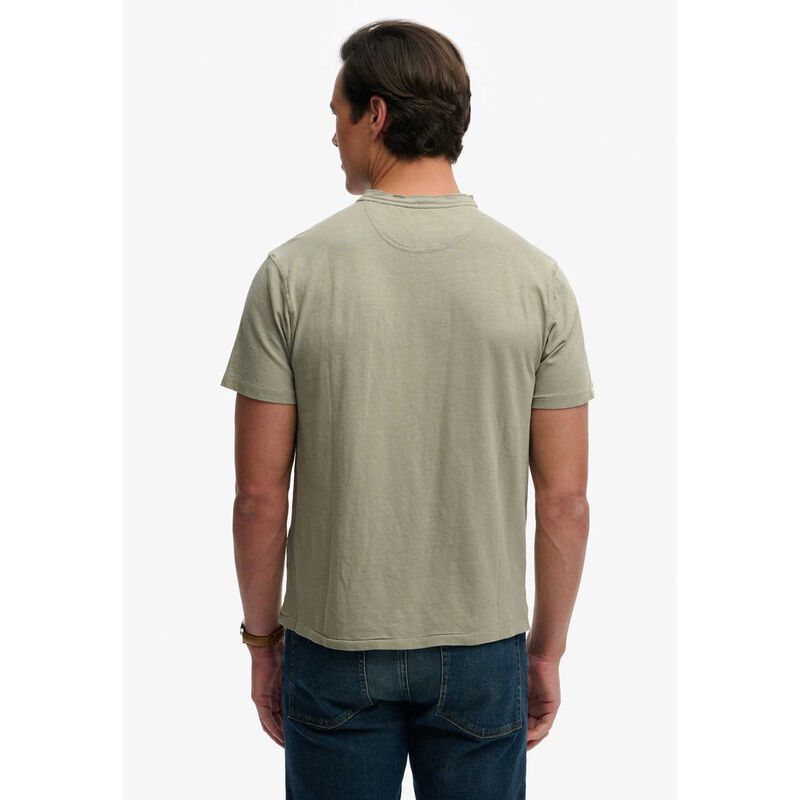 Superdry Classic Cotton Linen Short Sleeve Grandad image number 1